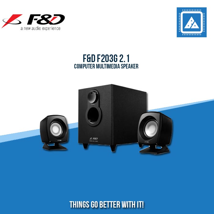 F&D F203G 2.1 COMPUTER MULTIMEDIA SPEAKER
