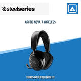STEELSERIES ARCTIS NOVA 7 WIRELESS GAMING HEADSET (BLACK)