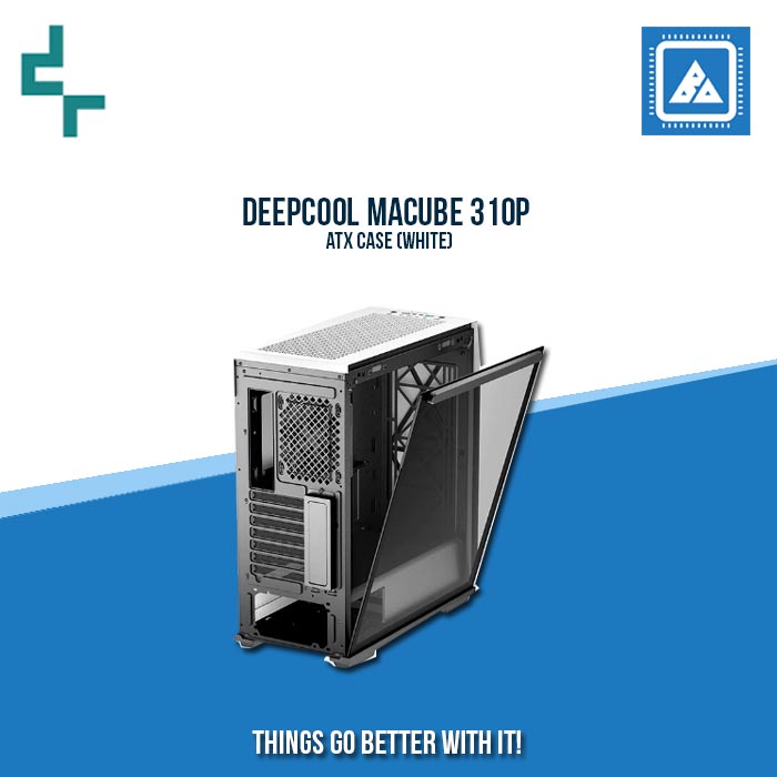 DEEPCOOL MACUBE 310P ATX CASE (WHITE)