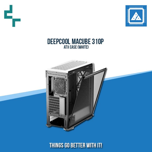 DEEPCOOL MACUBE 310P ATX CASE (WHITE) – BlueArm Computer Store