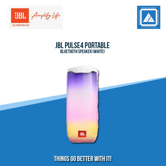 JBL PULSE4 PORTABLE BLUETOOTH SPEAKER (WHITE)