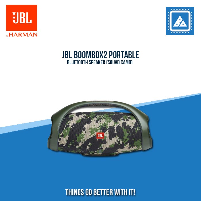 JBL BOOMBOX2 PORTABLE BLUETOOTH SPEAKER (SQUAD CAMO)