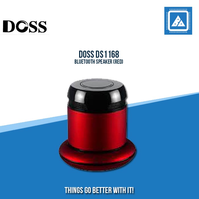DOSS DS1168 BLUETOOTH SPEAKER (RED)