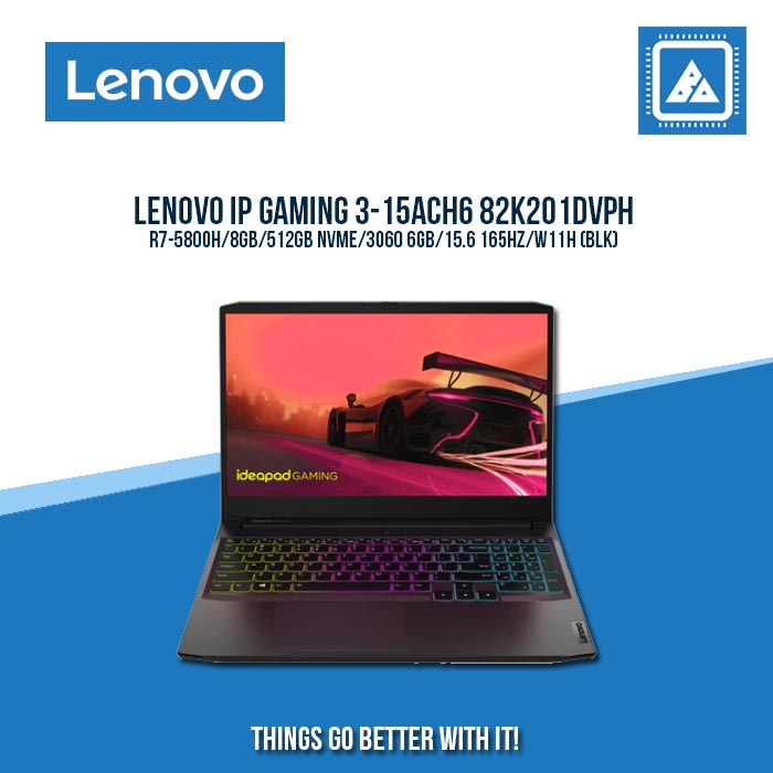 LENOVO IP GAMING 3-15ACH6 82K201DVPH R7-5800H | Gaming Laptop And AutoCAD Users