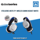 STEELSERIES ARCTIS 7P+ WIRELESS GAMING HEADSET (WHITE)