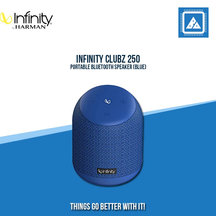 INFINITY CLUBZ 250 PORTABLE BLUETOOTH SPEAKER (BLUE)