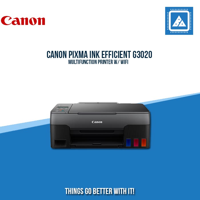 CANON PIXMA INK EFFICIENT G3020 MULTIFUNCTION PRINTER W/ WIFI
