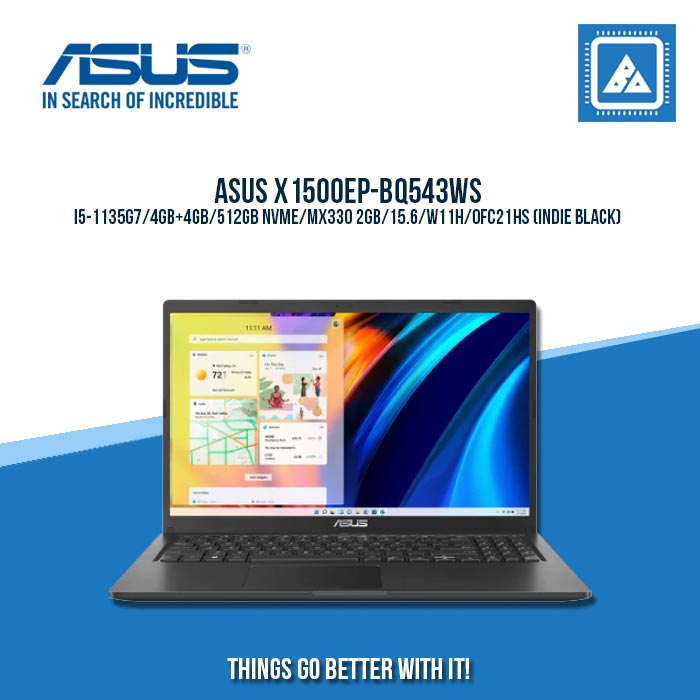 ASUS X1500EP-BQ543WS I5-1135G7 |Best for Students and Freelancers Laptop