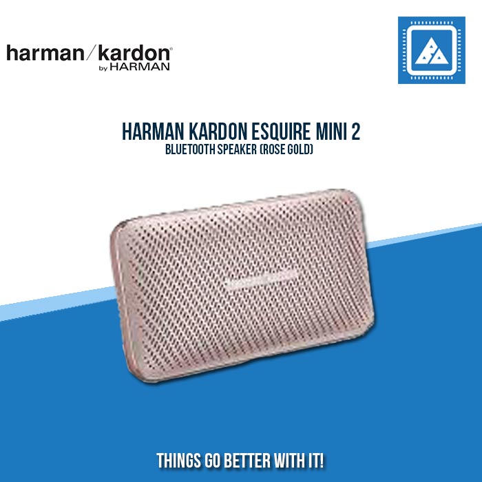 HARMAN KARDON ESQUIRE MINI 2 BLUETOOTH SPEAKER (ROSE GOLD)