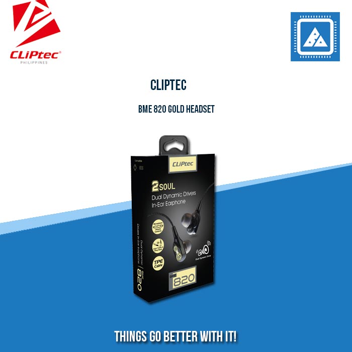 CLIPTEC BME 820 GOLD HEADSET