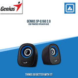 GENIUS SP-Q160 2.0 USB POWERED SPEAKER BLUE