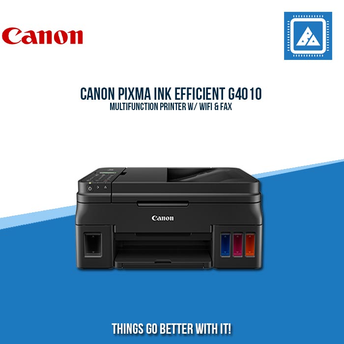 CANON PIXMA INK EFFICIENT G4010 MULTIFUNCTION PRINTER W/ WIFI & FAX