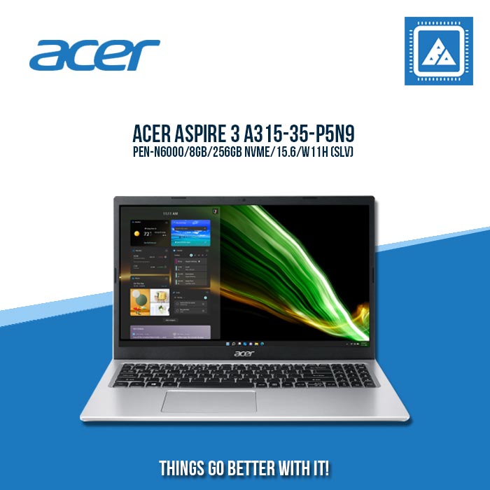 ACER ASPIRE 3 A315-35-P5N9 PEN-N6000 | Best for Students Laptop