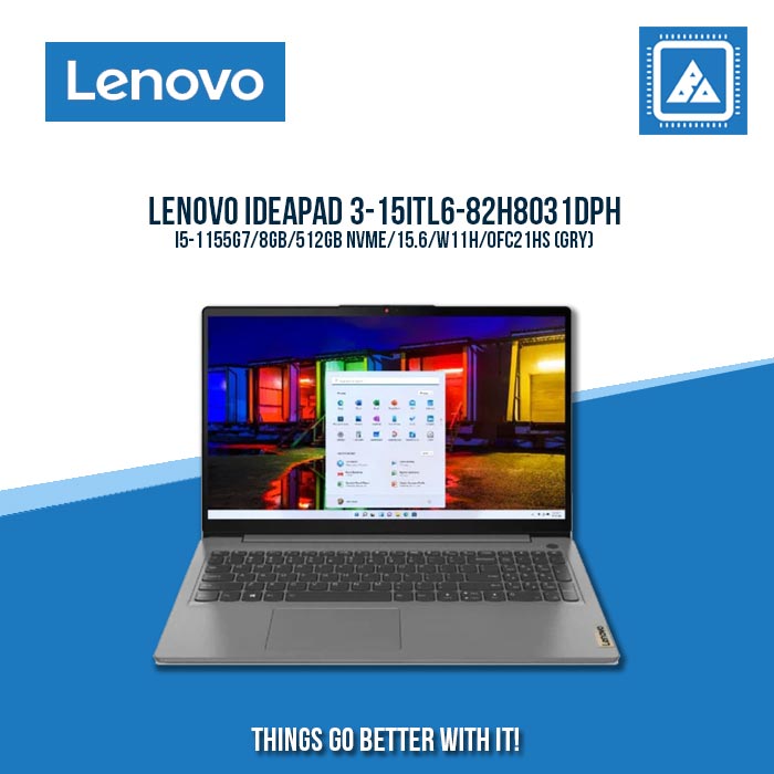 LENOVO IDEAPAD 3-15ITL6-82H8031DPH I5-1155G7 | Best for Students and Freelancers Laptops