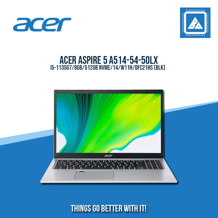 ACER ASPIRE 5 A514-54-50LX I5-1135G7  Best For Student And Freelancers  (BLK)