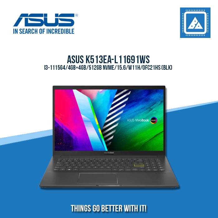 ASUS K513EA-L11691WS I3-1115G4 | Best for Students Laptop