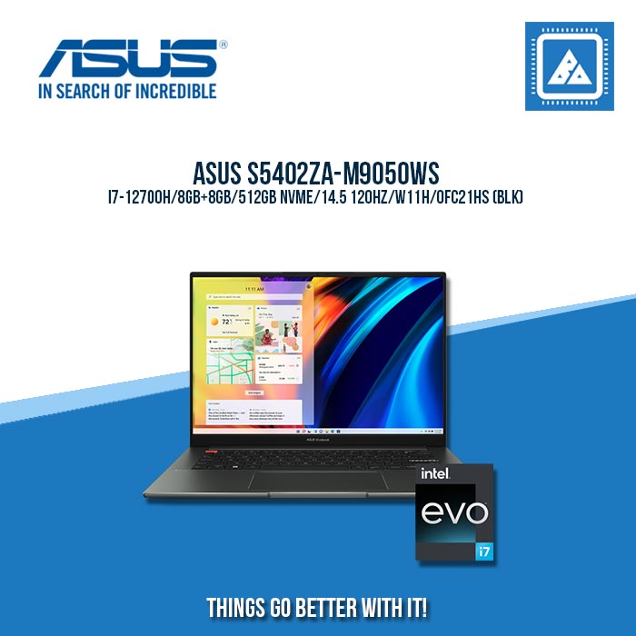 ASUS S5402ZA-M9050WS I7-12700H | Best for Students and Freelancers