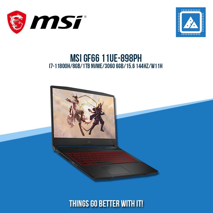MSI GF66 11UE-898PH I7-11800H  | Gaming Laptop And AutoCAD Users