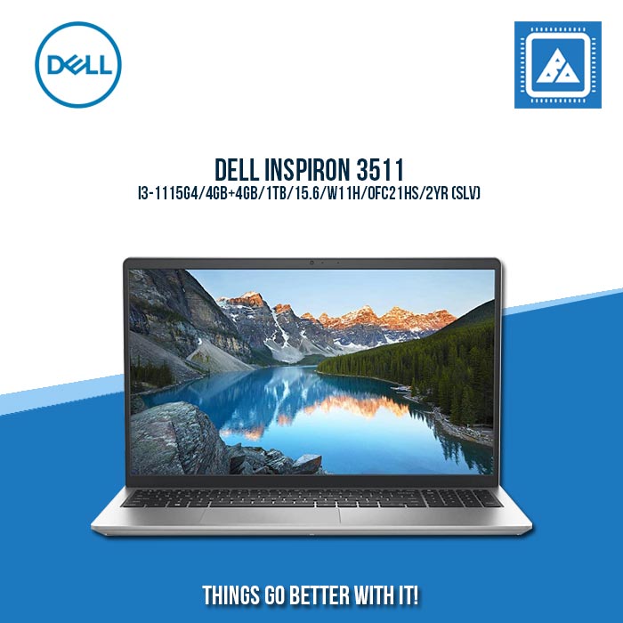 DELL INSPIRON 3511 I3-1115G4/8G/512GB/15.6/WIN11H/OFC21HS | BEST FOR STUDENTS LAPTOP
