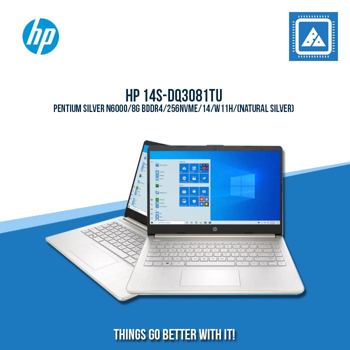 HP 14S-DQ3081TU (79J54PA) PEN-N6000/8GB/256GB NVME | BEST FOR STUDENTS LAPTOP