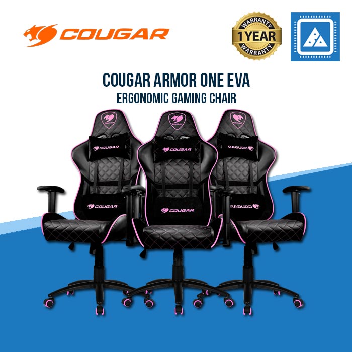 Cougar Armor One Eva Gaming Chair Pink Chair Furniture Cougar