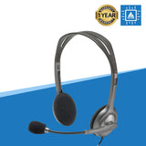 LOGITECH H111 STEREO HEADSET (BLACK)