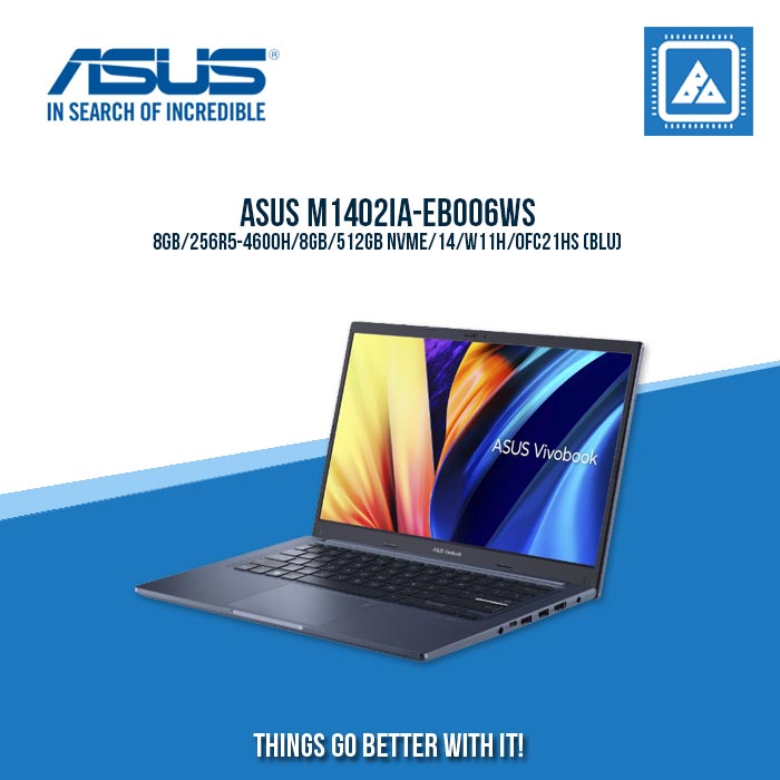 ASUS M1402IA-EB006WS R5-4600H | Best for Students Laptop