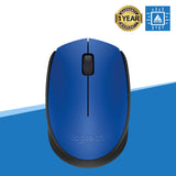 LOGITECH M171 WIRELESS MOUSE (BLUE/BLUE GRAY/GRAY/PINK)