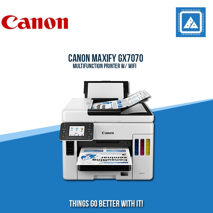 CANON MAXIFY GX7070 MULTIFUNCTION PRINTER W/ WIFI