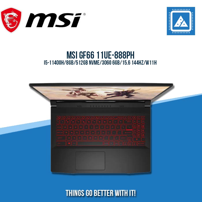 MSI GF66 11UE-888PH I5-11400H | Gaming Laptop And AutoCAD Users