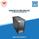 COUGAR MG130-G MINI TOWER CASE W/ TEMPERED GLASS SIDE WINDOW, 1FAN