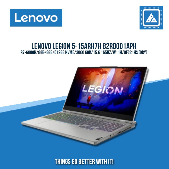 LENOVO LEGION 5-15ARH7H 82RD001APH R7-6800H  | Gaming Laptop And AutoCAD Users
