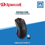 REDRAGON STORM LIGHTWEIGHT RGB GAMING MOUSE BLACK|WHITE