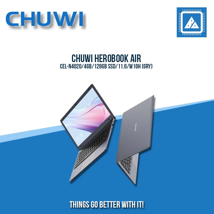 CHUWI HEROBOOK AIR CEL-N4020| Best for Students Laptop