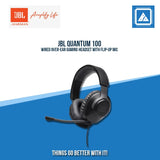 JBL QUANTUM 100 WIRED 3.5MM OVER-EAR GAMING HEADSET (BLACK)
