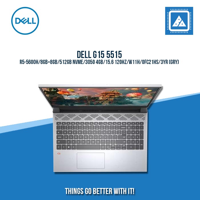 DELL G15 5515 R5-5600H/8GB+8GB | Gaming Laptop And AutoCAD Users