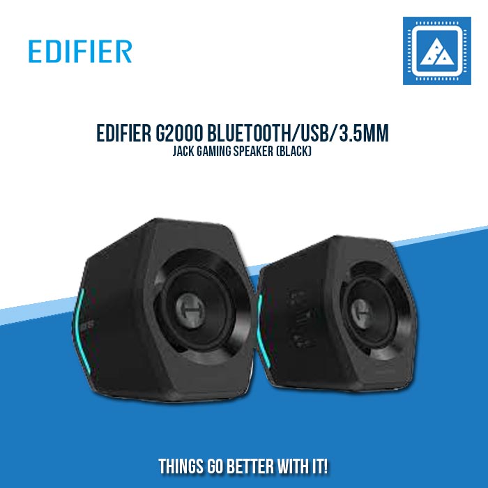 EDIFIER G2000 BLUETOOTH/USB/3.5MM JACK GAMING SPEAKER (BLACK)