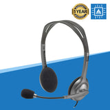 LOGITECH H110 STEREO HEADSET (BLACK)