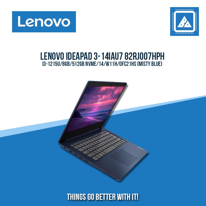 LENOVO IDEAPAD 3-14IAU7 82RJ007HPH I3-1215U/8GB/512GB NVME