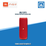 JBL FLIP 5 PORTABLE BLUETOOTH SPEAKER (RED)