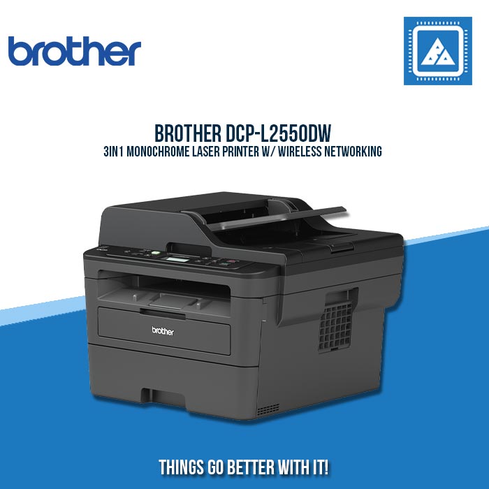 BROTHER DCP-L2550DW 3IN1 MONOCHROME LASER PRINTER W/ WIRELESS NETWORKING