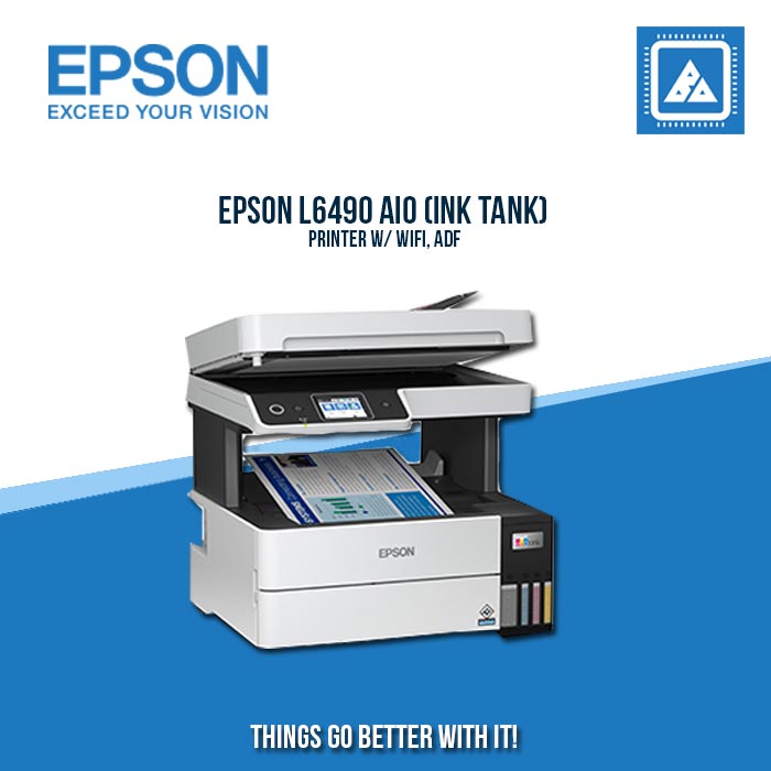 EPSON L6490 AIO (INK TANK) PRINTER W/ WIFI, ADF