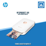 HP SPROCKET 100 PHOTO PRINTER (WHITE)