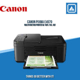 CANON PIXMA E4570 MULTIFUNCTION PRINTER W/ WIFI, FAX, ADF