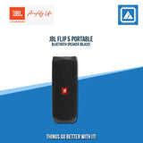 JBL FLIP 5 PORTABLE BLUETOOTH SPEAKER (BLACK)