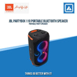 JBL PARTYBOX 110 PORTABLE BLUETOOTH SPEAKER