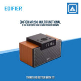 EDIFIER MP260 MULTIFUNCTIONAL 2.1CH BLUETOOTH/USB/3.5MM SPEAKER (BROWN)