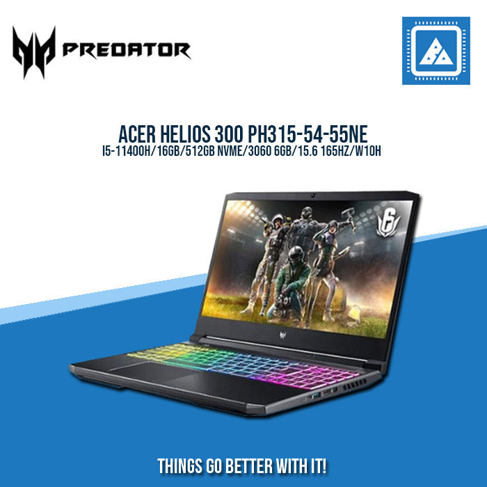 Predator Helios 300 PH315-54-55NE| Gaming Laptop And AutoCAD Users