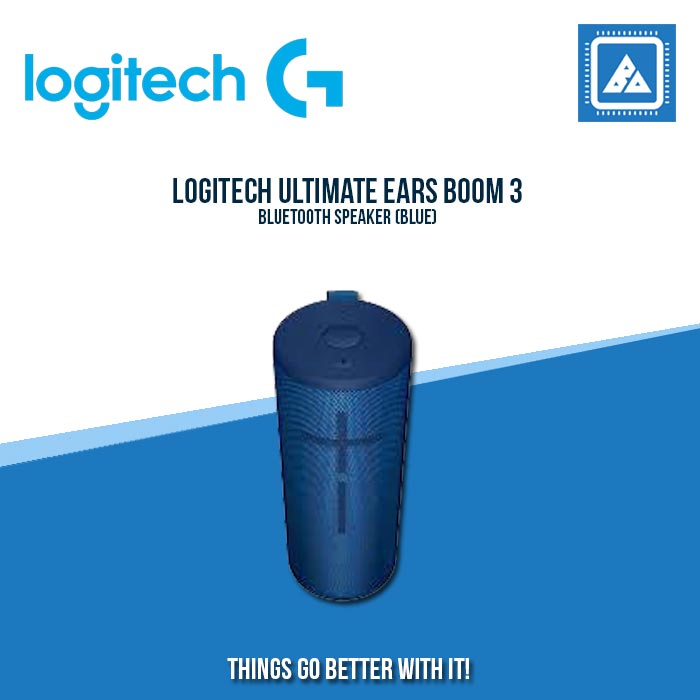 Logitech Ultimate Ears BOOM Speaker, Steel Blue 