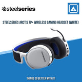 STEELSERIES ARCTIS 7P+ WIRELESS GAMING HEADSET (WHITE)